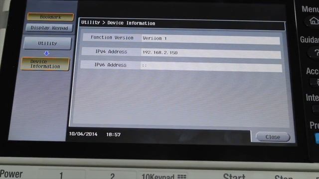 KM C224e-C754e How to lookup IP Address and Network Details смотреть онлайн