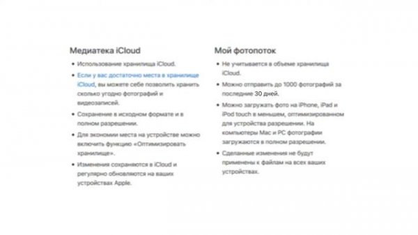 iCloud Drive и Фотопоток. Что лучше?