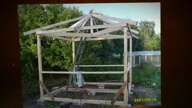 Как построить беседку своими руками подробное описание