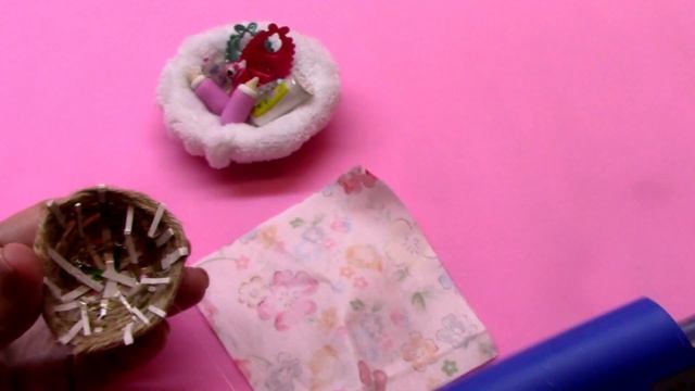 DIY Корзинка из картона и бечёвки для куклы мини реборн смотреть онлайн