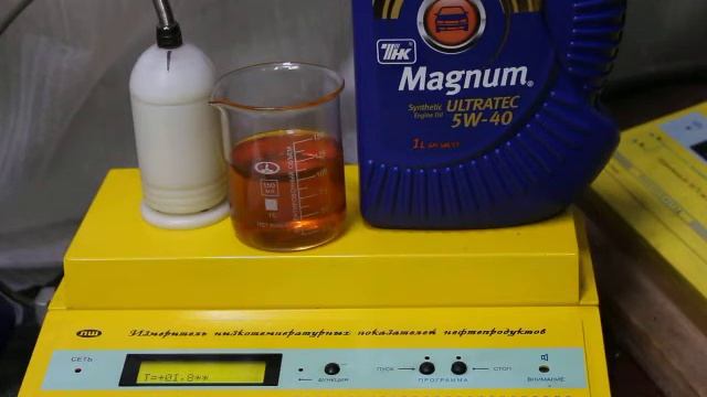 Масло THK Magnum Ultratec 5w-40 проверка CCS при..  -30гр.