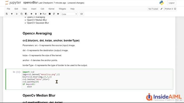 How To Blur Images Using OpenCV Python? | For Beginners | OpenCV Tutorial Part-5 смотреть онлайн