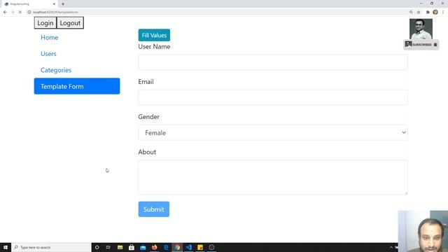 77. Set Value and Patch Value for populating Form Elements in the Template Driven Forms in Angular. смотреть онлайн