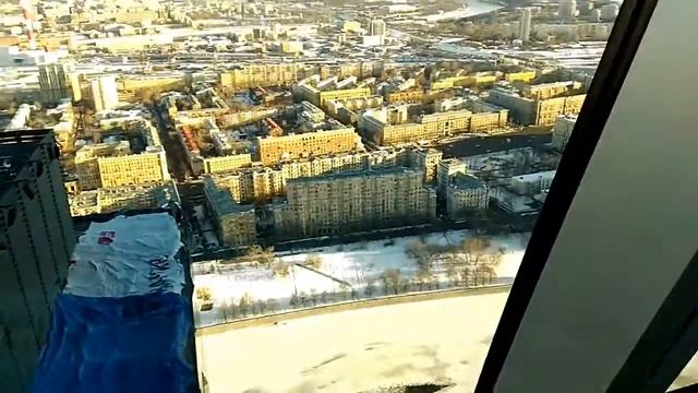 Москва-Сити. Вид с 56-го этажа. Триумфальные ворота. Поклонная гора. Метро. 20.03.2018г. смотреть онлайн