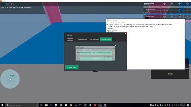 ROBLOX HACK Skimas V2*Update* (Patched) Level 7 Exploit/Script Executor смотреть онлайн