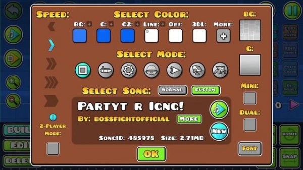 Как вставить в geometry dash свою музыку!