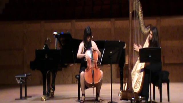 Isang Yun. Duo for harp and cello. Second movement. смотреть онлайн