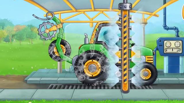 Сеем кукурузу. Развивающий мультик. Машинки