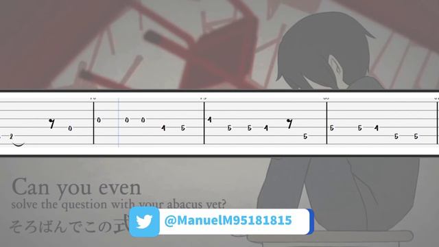 Rin kagamine - The Lost One's Weeping Guitar Tab / Guitar Tutorial TABS смотреть онлайн
