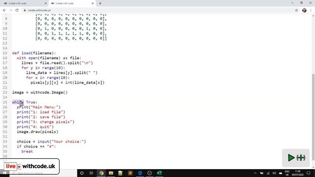Episode 16 live.withcode.uk Python Live Coding: Reading from a file смотреть онлайн
