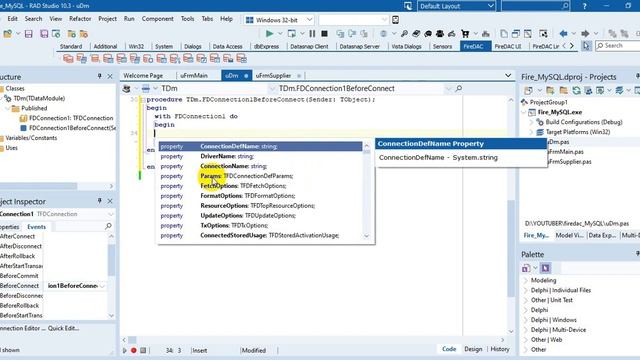 Delphi FireDac MySQL Database Parrt 1 смотреть онлайн
