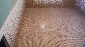 Укладка плитки на пол, с уклоном под слив воды ч.3