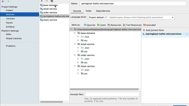 Spring Boot Kafka Microservices - #6 - Import and Setup 4 Microservices in IntelliJ IDEA смотреть онлайн