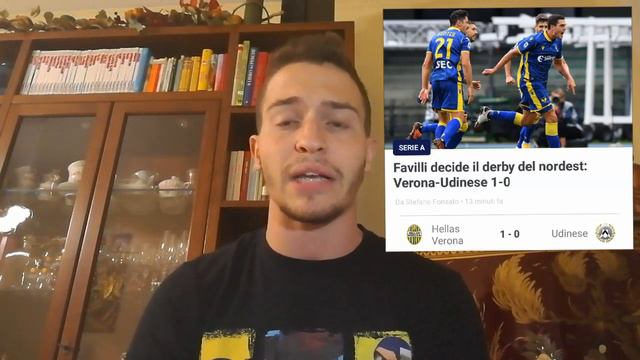 AL BENTEGODI DECIDE LA ZAMPATA DI FAVILLI!! HELLAS VERONA-UDINESE 1-0/SPEZIA-SASSUOLO 1-4 смотреть онлайн