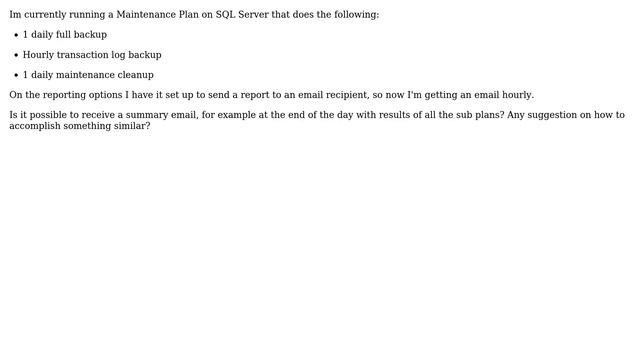 DevOps & SysAdmins: Email Daily Maintenance Plan Report смотреть онлайн