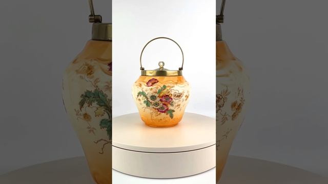 Бисквитница Devon Ware. Англия, фарфор, 1910 год #винтаж #антиквариат #фарфор смотреть онлайн