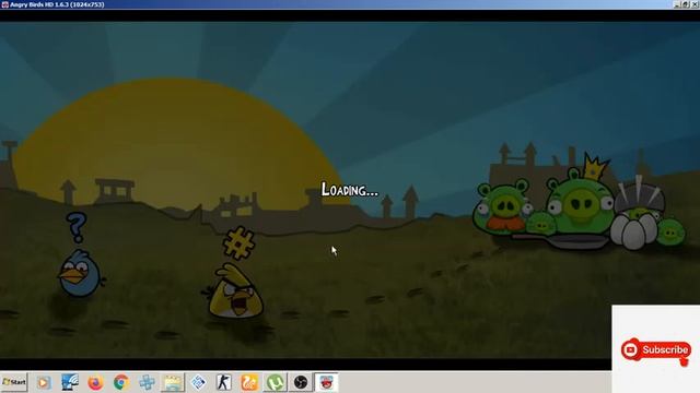 Angry Birds HD PC PORT GAMEPLAY смотреть онлайн