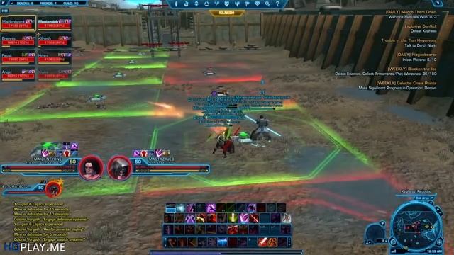 SWTOR - Operation Explosive Conflict - Minefield Tower Puzzle Colonel Vorgath - Walkthrough смотреть онлайн