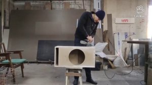 изготовление короба под 12 дюймовый сабвуфер на щели.