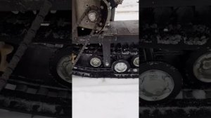 Мотособуксировщик на 380 бурановской гусенице своими руками