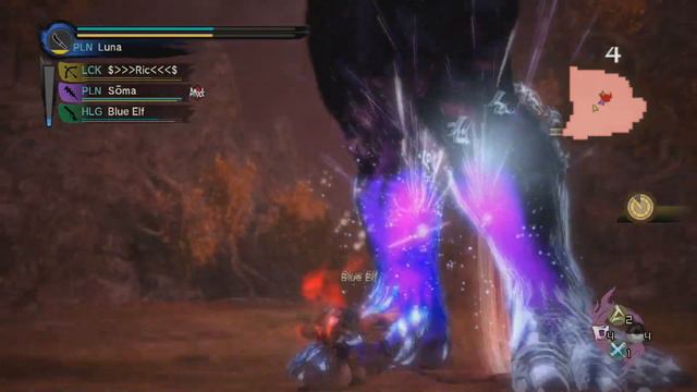Toukiden: Kiwami - Dreadknight - Full fight (team battle) смотреть онлайн