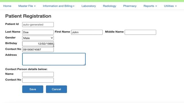 Patient Registration - Patient Information and Billing System - JAVA/JEE смотреть онлайн