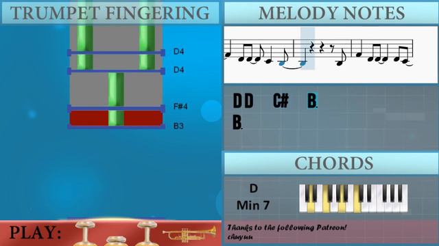 How to play Pretty Girl by Clairo on Trumpet (Tutorial) смотреть онлайн