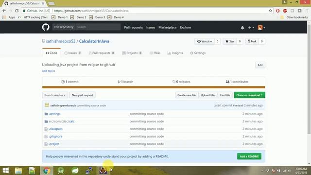 How to upload Java Project from Eclipse to Github? смотреть онлайн
