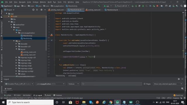Part 5 | Tool Bar | Action Bar | Android | Kotlin | Akhilesh Dubey смотреть онлайн