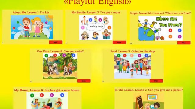Интерактивный плакат«Playful English»по учебному предмету «Английский язык» для учащихся 3 класса смотреть онлайн