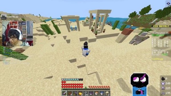 ☕HOPLITE BATTLE ROYALE el MEJOR SERVER de MINECRAFT...