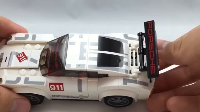 LEGO Porsche 911 GT Finish Line Speed Champions set review! 75912 смотреть онлайн