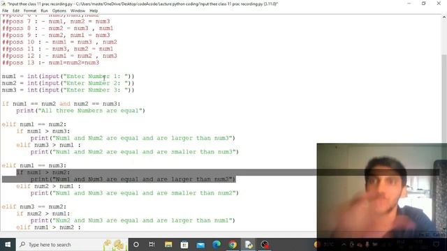 Input three numbers and display the largest? smallest in Python || Computer Science || CodeFreak смотреть онлайн