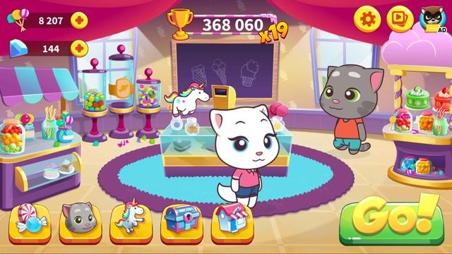 ВЫПАЛ ПОЖАРНЫЙ ДЖИНДЖЕР в Беге за Сладостями Говорящего Тома Talking Tom Candy Run lp # 15 смотреть онлайн