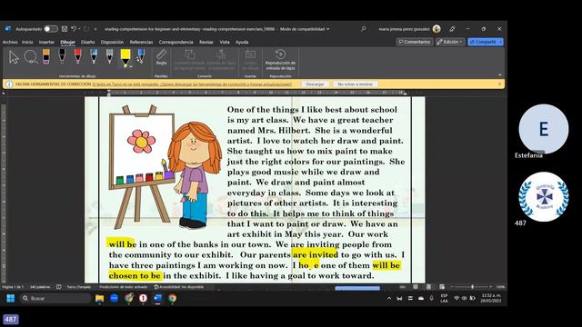 Teacher Jimena´s Class on Present Simple vs Present Continuous смотреть онлайн