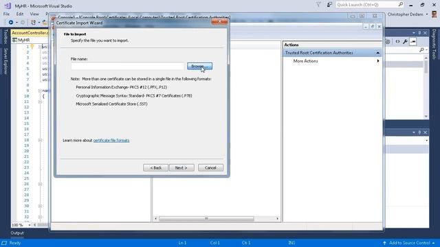 ASP.NET: Applying an SSL Certificate смотреть онлайн
