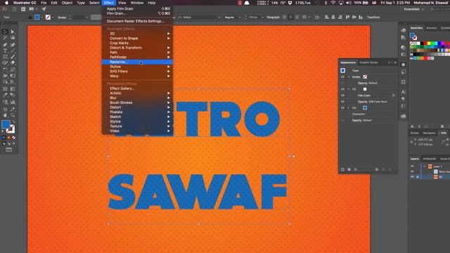 Adobe illustrator cc - Retro style смотреть онлайн