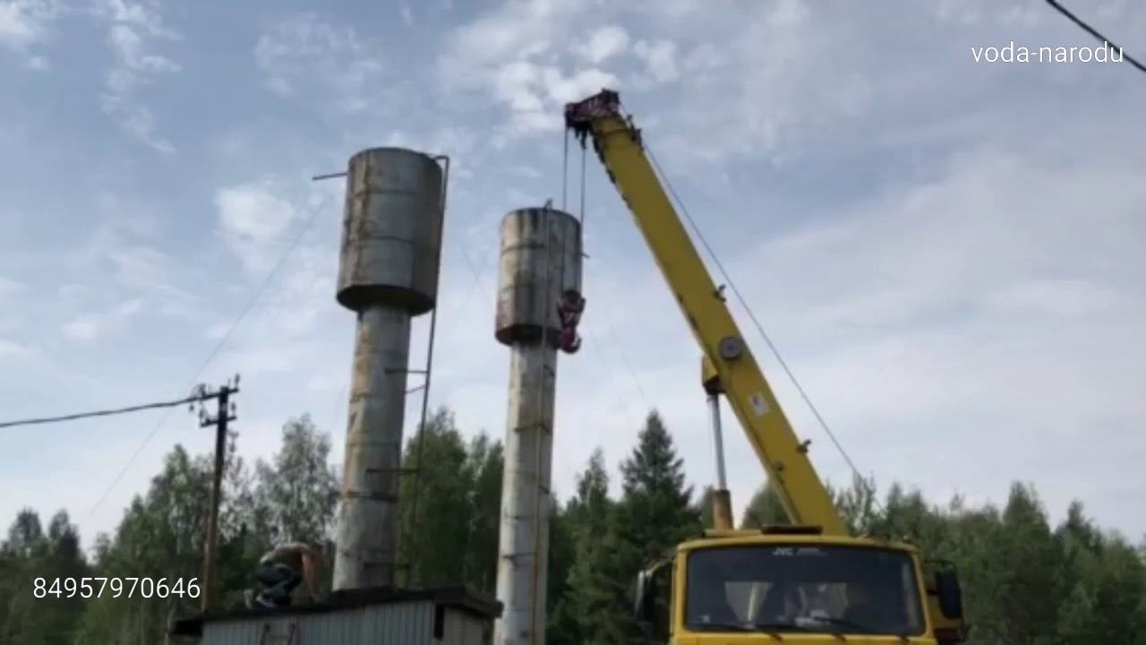 Замена насоса ЭЦВ 8-40-90 ООО'ВОДА-НАРОДУ' #ремонтскважины смотреть онлайн