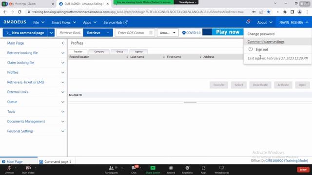 Amadeus GDS Full Training Tutorial - Part 1 / Part 6 смотреть онлайн