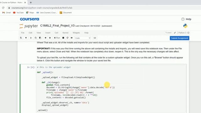 Crash Course on Python Coursera Week 6 Full solved |Google IT Automation with Python ||2020 смотреть онлайн