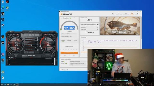 EVGA RTX 3080 XC3 HYBRID GIVEAWAY AND BENCHES! смотреть онлайн