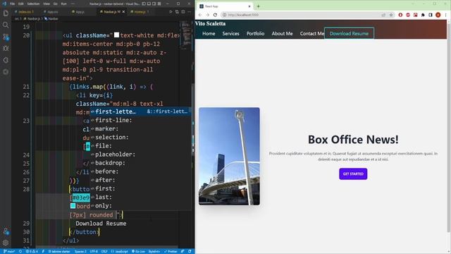 How to Make Responsive Navbar using Tailwind смотреть онлайн