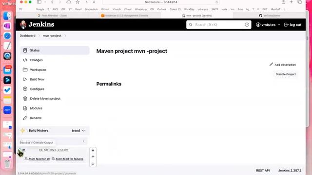 War Application Deployment in Apache Tomcat Through Jenkins | #VmTutes смотреть онлайн