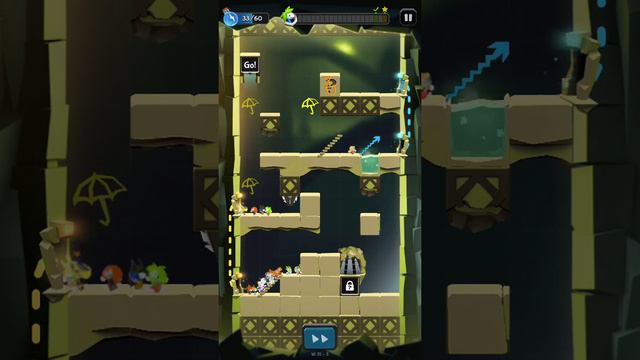 Lemmings. World 8 - Asteroid. Level W 31-3. Perfect Walkthrough. смотреть онлайн