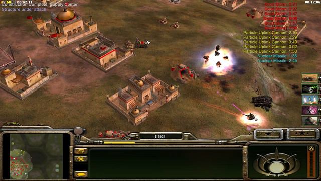 Command & Conquer Generals Zero Hour GLA DEMO VS 5 FREE ALL HARD ARMY смотреть онлайн