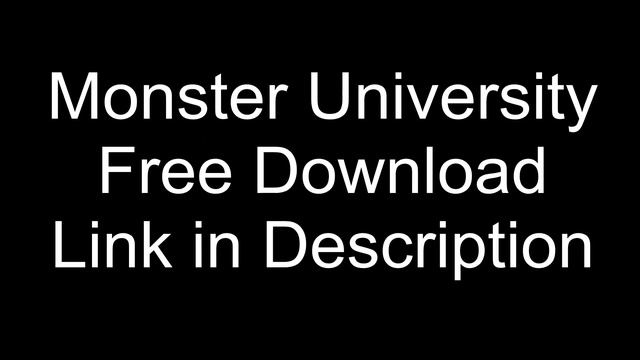 Monsters University [HD FREE DOWNLOAD] смотреть онлайн