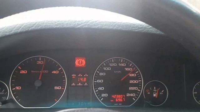 Разгон 100-200 чипованной Audi A6 C4 Quattro 2.5 Tdi