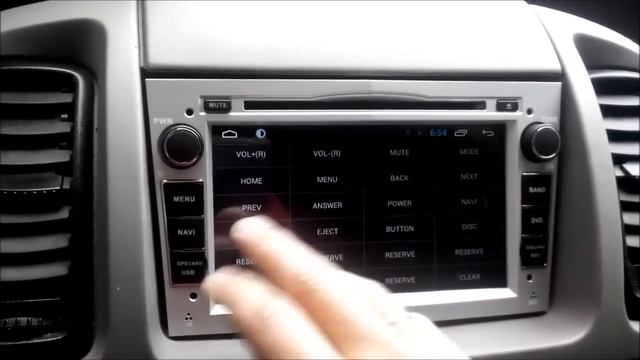 Автомагнитола 2DIN на Андройде для Opel Vivaro, Renault Trafic распаковка и обзор в машине. смотреть онлайн