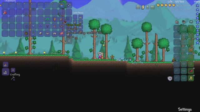 Terraria 1.3 Equipables Guide!: WORM SCARF! GREAT DEFENSE смотреть онлайн