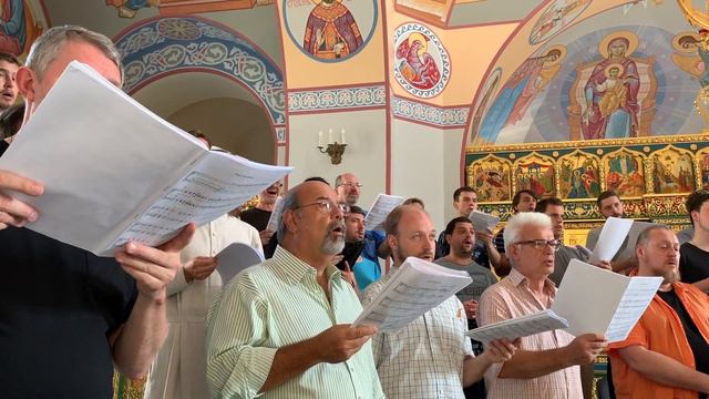 The PaTRAM Institute Male Choir Recording in Saratov, Russia смотреть онлайн